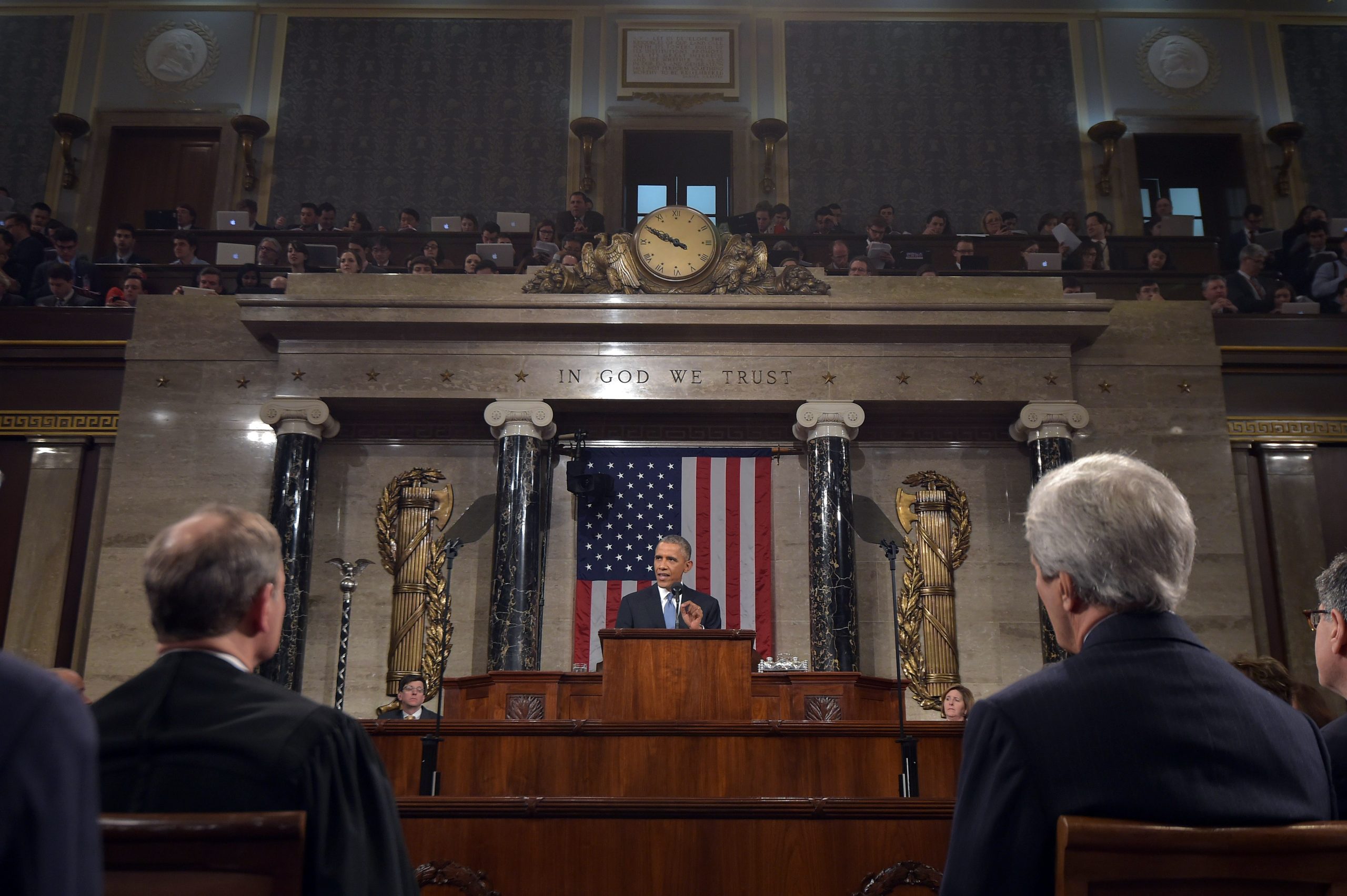 President Obama Delivers The State Of The Union Address