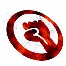 Political concept: Uprising on Digital background