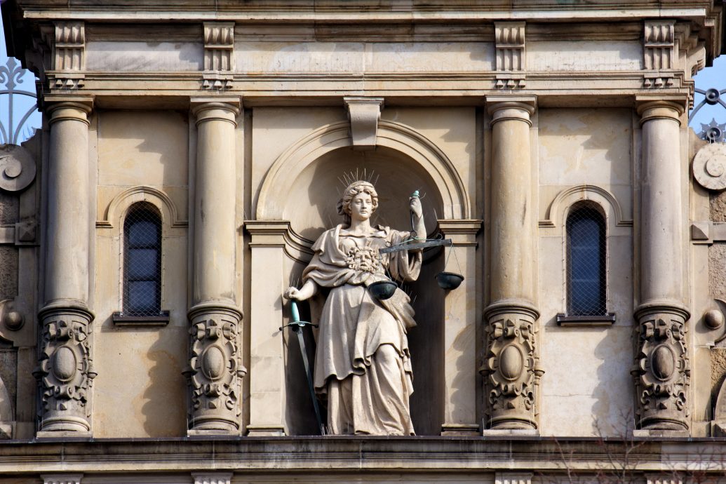 Lady Justice with Scale and Sword