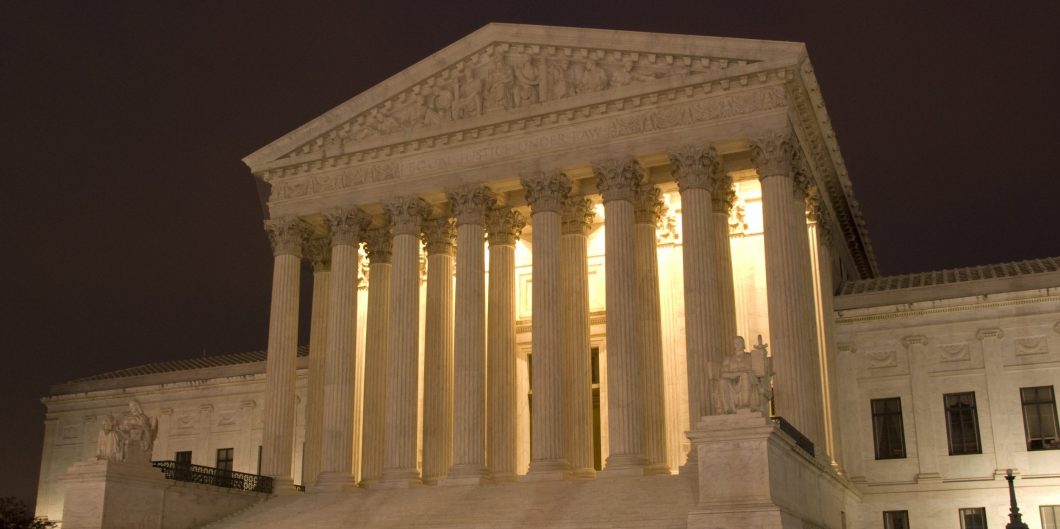 US Supreme Court at Night