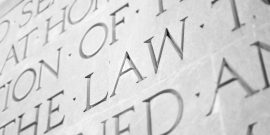 Word Carved in Stone Granite