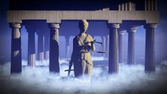 Themis – lady of justice in court
