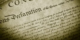 Declaration close-up