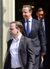 David Cameron Leaves Downing Street In London