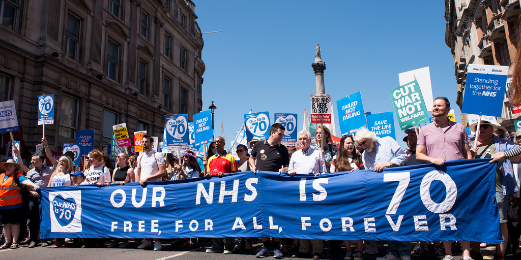 NHS Protest