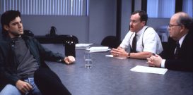 Film Still / Publicity Still from “Office Space” Ron Livingston, John C. McGinley, & Paul Willson © 1999 20th  Photo Credit: Van Redin   File Reference # 30973503THA  For Editorial Use Only –  All Rights Reserved