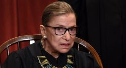 Associate Justice Ruth Bader Ginsburg poses for a group photograph at the Supreme Court building on June 1 2017 in Washington, DC. Credit: Olivier Douliery / Pool via CNP   – NO WIRE SERVICE · Photo: Olivier Douliery/Consolidated News Photos/Olivier Dou