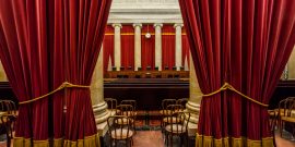 Supreme Court Chambers distant