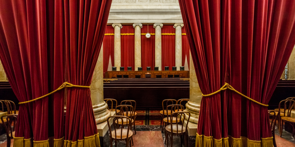 Supreme Court Chambers distant
