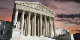 Supreme Court at dawn