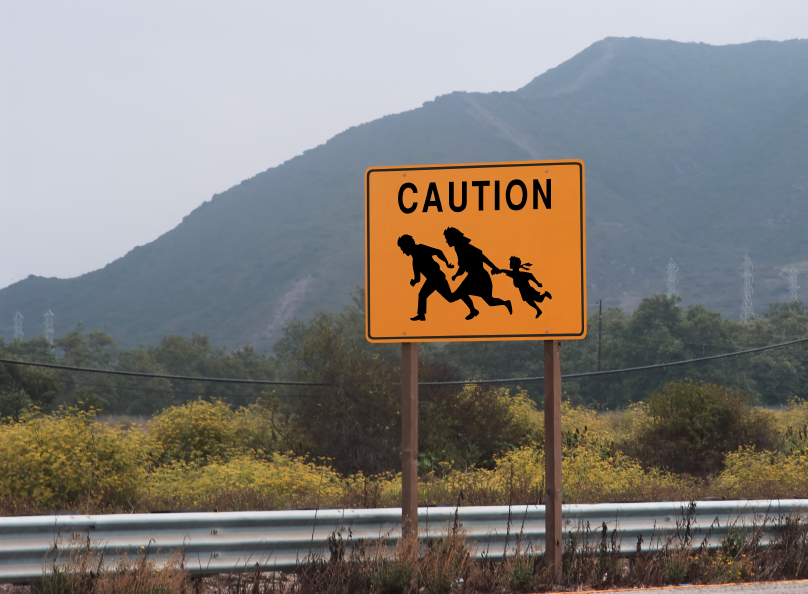 immigrant crossing