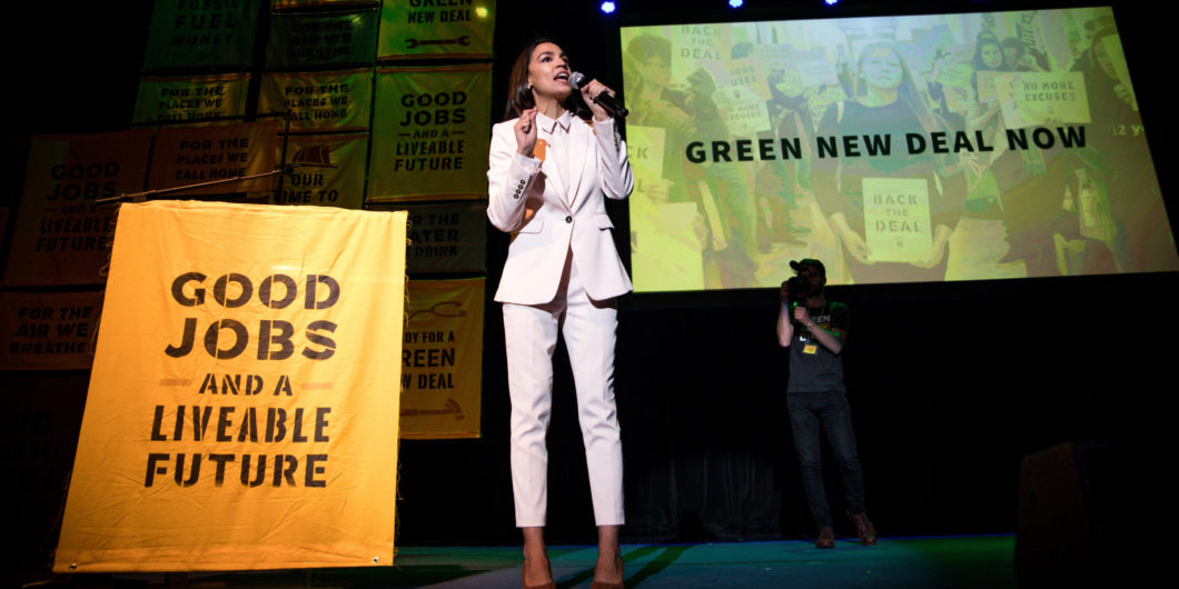 AOC at Green New Deal Rally