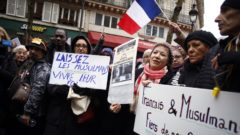 French Muslim Protest