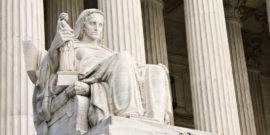 contemplation of justice statue