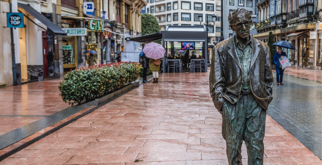 Woody Allen statue