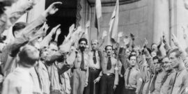 Plinio Salgado And The Fascist Salute Of The Green Shirts In Brazil In 1935