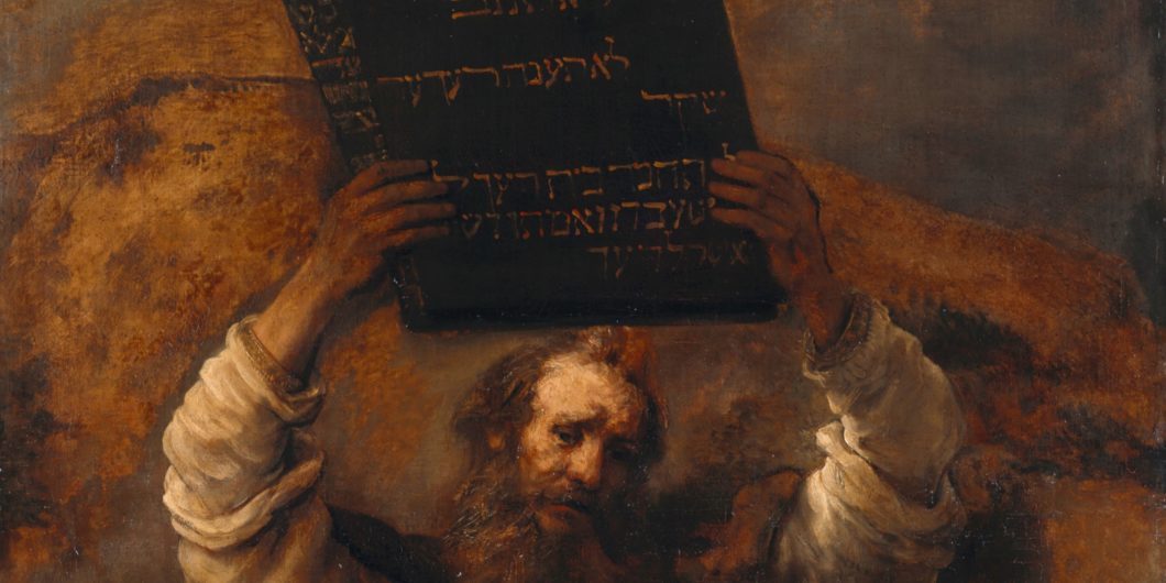 Rembrandt Moses Ten Commandments
