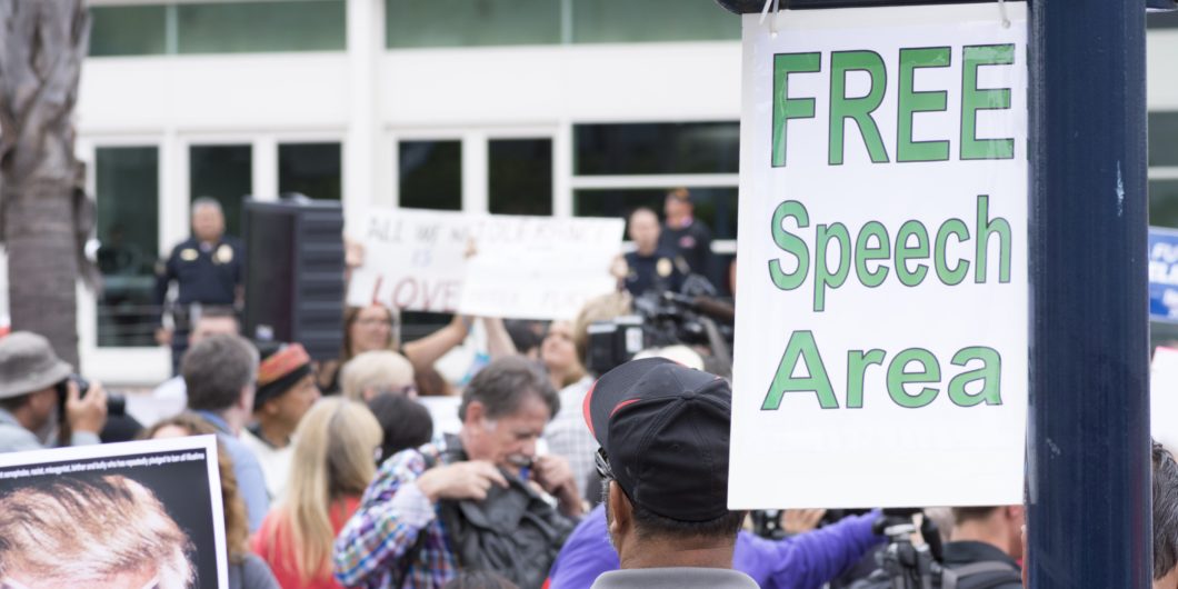 free speech zone