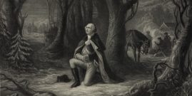 Brueckner Prayer at Valley Forge Washington