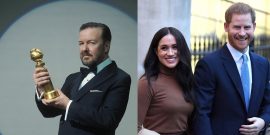 Gervais Meghan and Harry