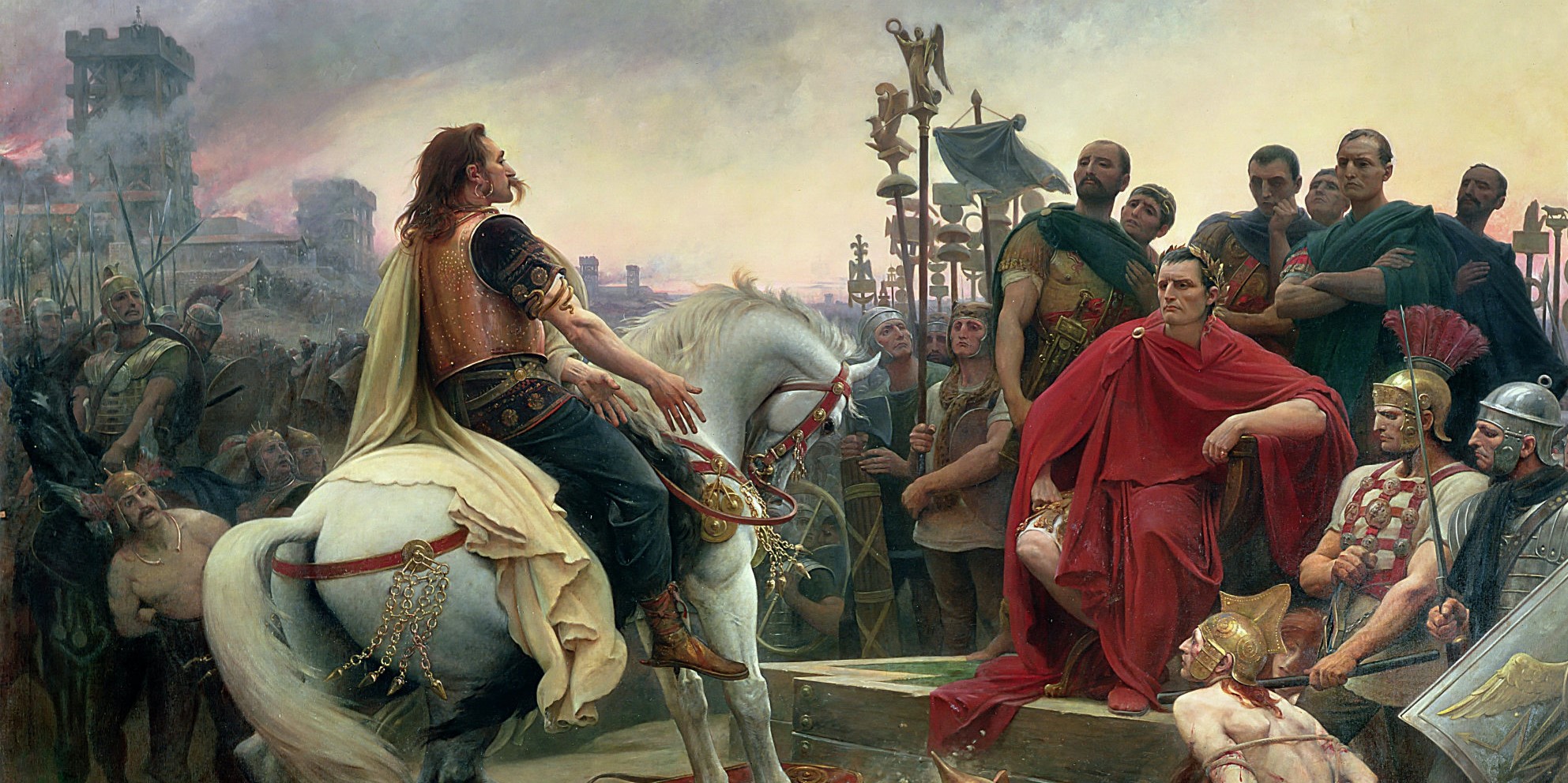 Верцингеторикс битва Юлий Цезарь