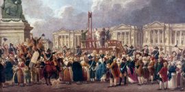 guillotine-execution-de-la-Revolution-canvas-paper-1793