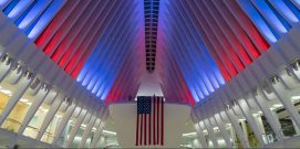 NY: Landmarks lit red, white and blue in recognition of Veteran’s Day