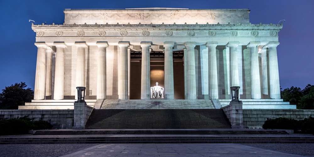 View of Lincoln Memorial, Washington DC