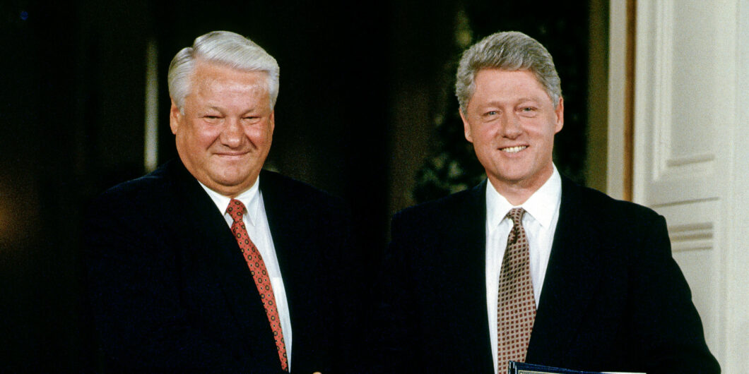 Boris Yeltsin Bill Clinton
