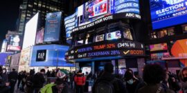 New,York,,Ny,-,November,3,,2020:,Atmosphere,On,Times