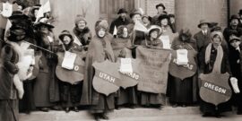 Women’s,Suffrage,Hikers,Who,Took,Part,In,The,Walk,From