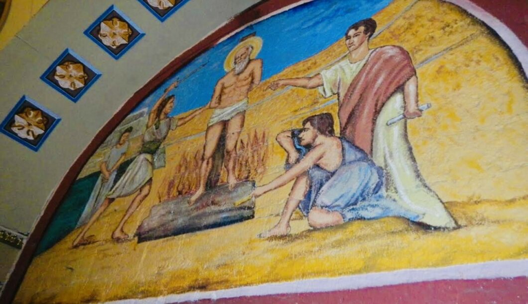 painting of Polycarp at St Polycarp Church_CabuyaoChurchjf_7517_16