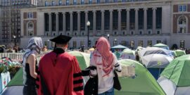 Pro-palestinian,Supporters,Set,Up,A,Protest,Encampment,On,The,Campus