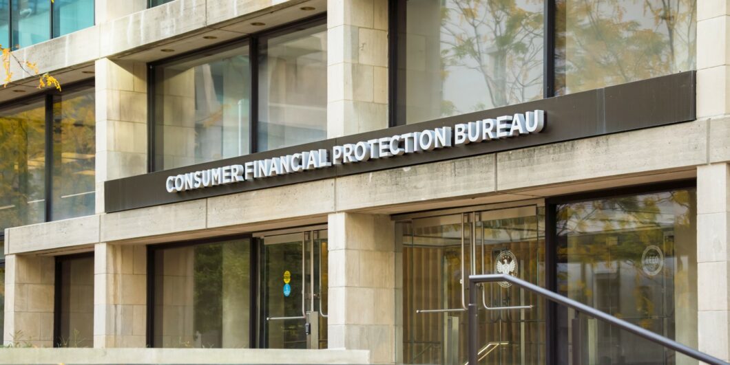 Consumer Financial Protection Bureau building_shutterstock_2247778755