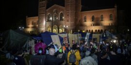 pro-Pal UCLA encampment 5-1-24_AP 24122428229406