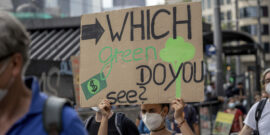 ESG Protester