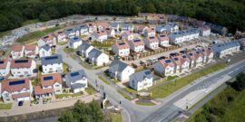 New,Housing,Development,Building,Houses,For,Increased,Demand,In,Rural