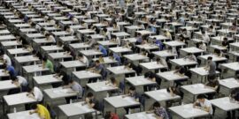Belgrade,,Serbia,-,Circa,June,2016:,Students,Takes,Exam,For