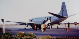 Bulawayo,Airport.,Bulawayo,,Rhodesia(zimbabwe),Circa,1978.,Passengers,Board,An,Air
