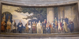 Barry Faulkner mural presenting the Constitution