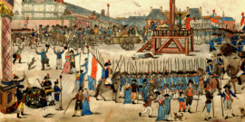 execution of Robespierre and his supporters in 1794
